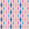 Dashing Diamond Wallpaper in Cobalt Blue and Pink on Candy Pink