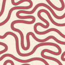 Dotty as a Squiggle Wallpaper in Rich Red and Green