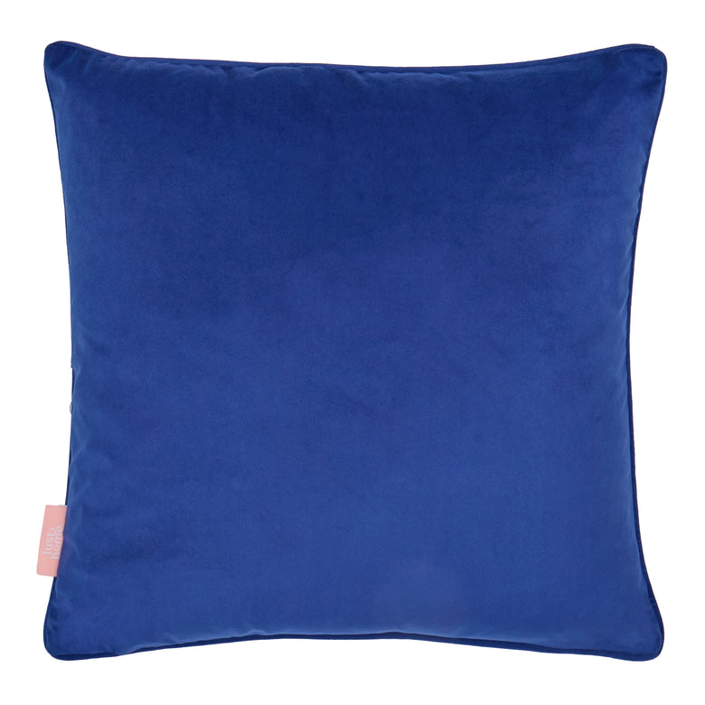 Eclectic Eden Square Cushion in Brights on Vintage Cream