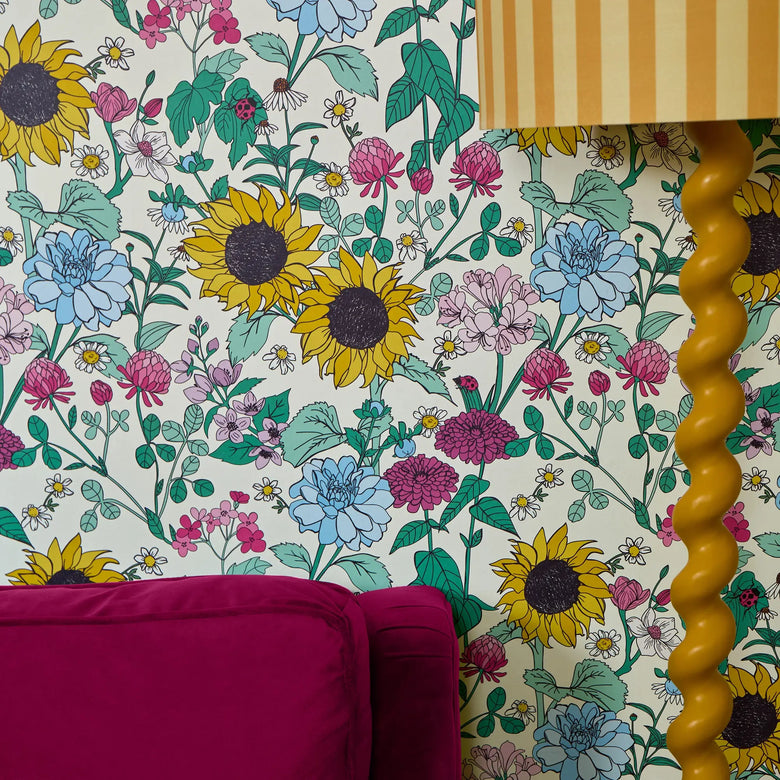 Enchanted Kingdom Wallpaper in Cream