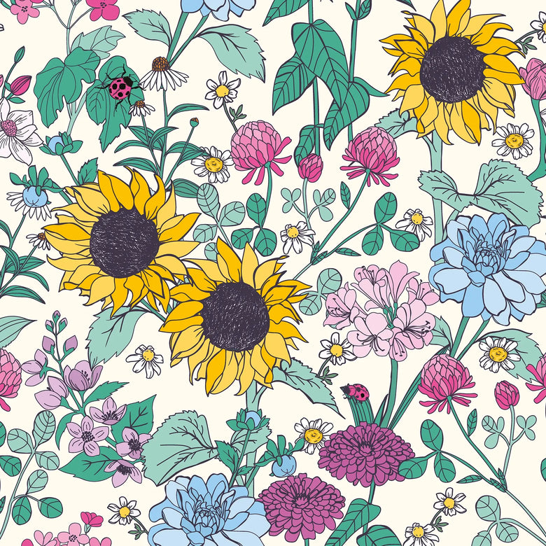 Enchanted Kingdom Wallpaper in Cream