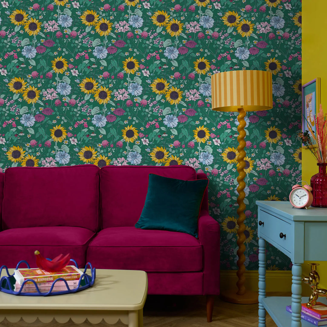 Enchanted Kingdom Wallpaper in Green