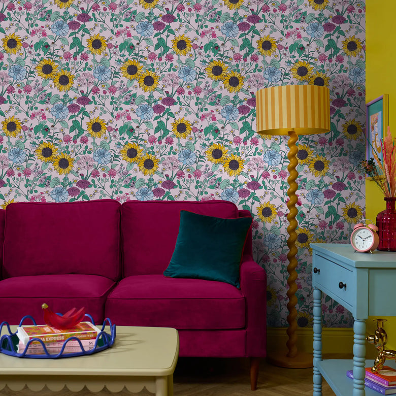 Enchanted Kingdom Wallpaper in Pink