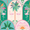 Flamazing Flamingo Wallpaper in Pinks, Greens and Orange