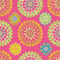Free Spirit Wallpaper in Brights on Hot Pink
