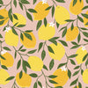 Freshly Squeezed Wallpaper in Lemon Yellow on Tuscan Orange