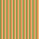 Fruit Salad Pinstripe Wallpaper in Multicoloured on Mustard