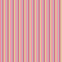 Fruit Salad Pinstripe Wallpaper in Multicoloured on Pink