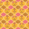 Gerald the Giraffe Wallpaper in Pink and Orange