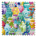 Ginger Jar Bazar Fabric in Multicoloured on Cream
