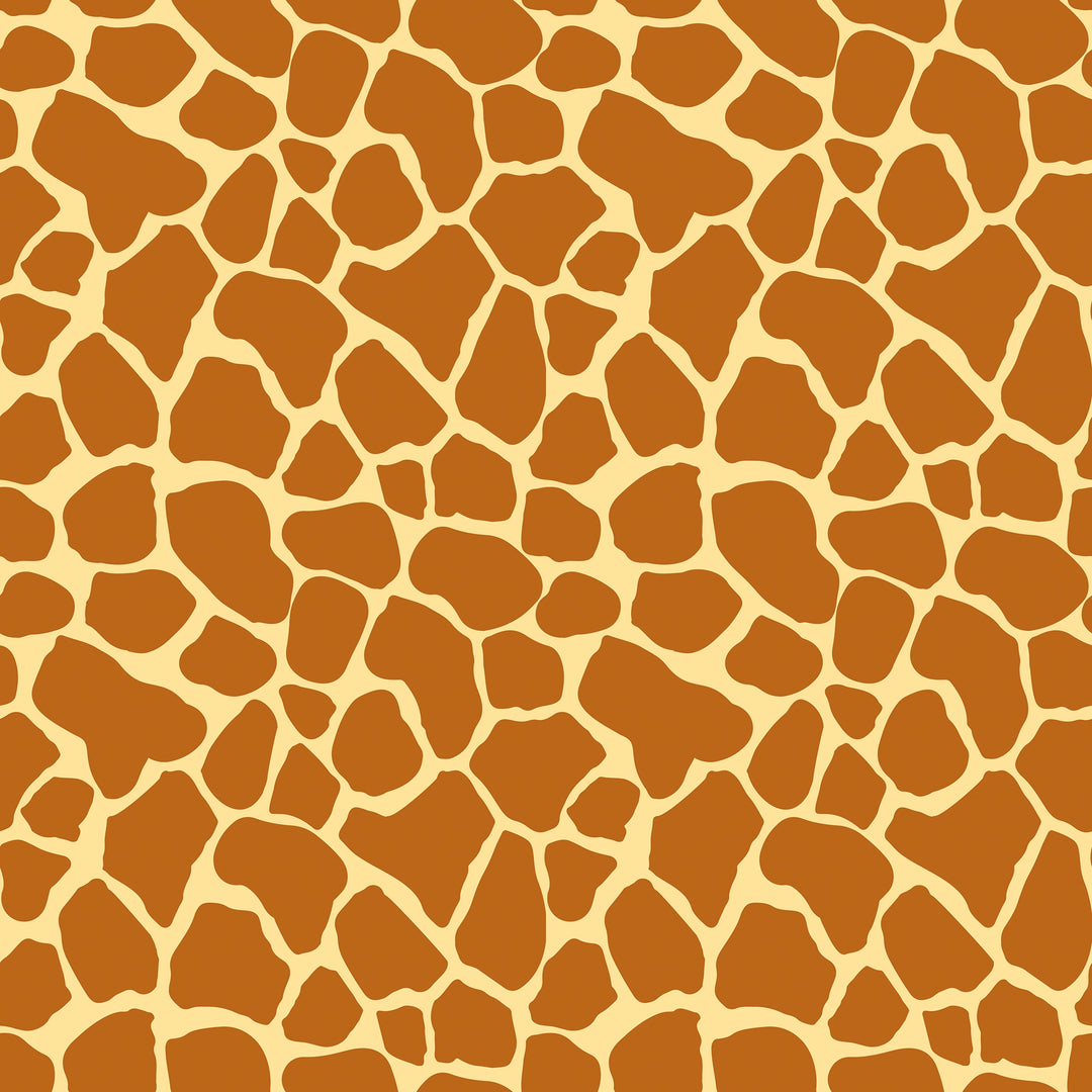 Giraffe Print Wallpaper in Chestnut