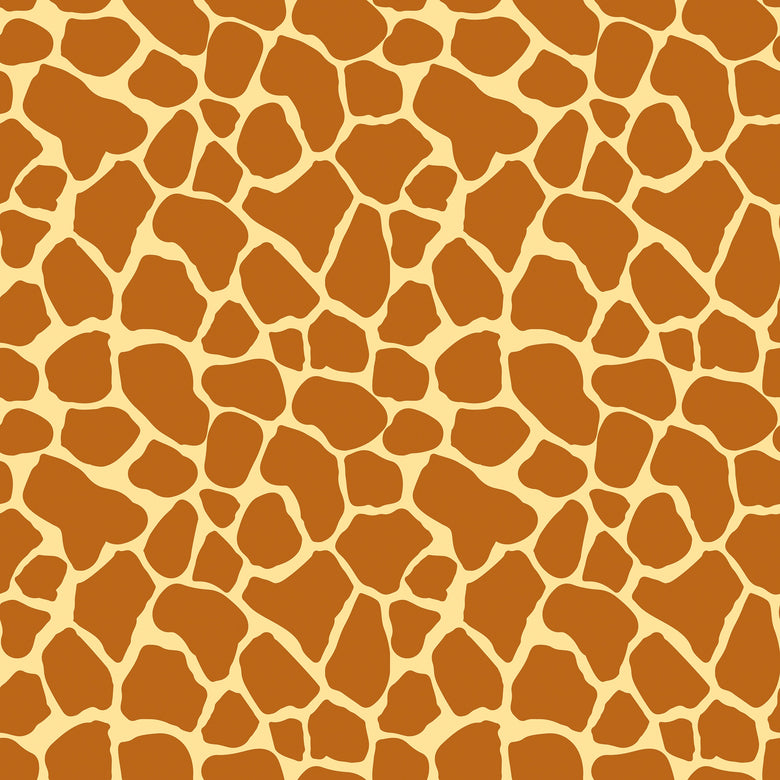 Giraffe Print Wallpaper in Chestnut