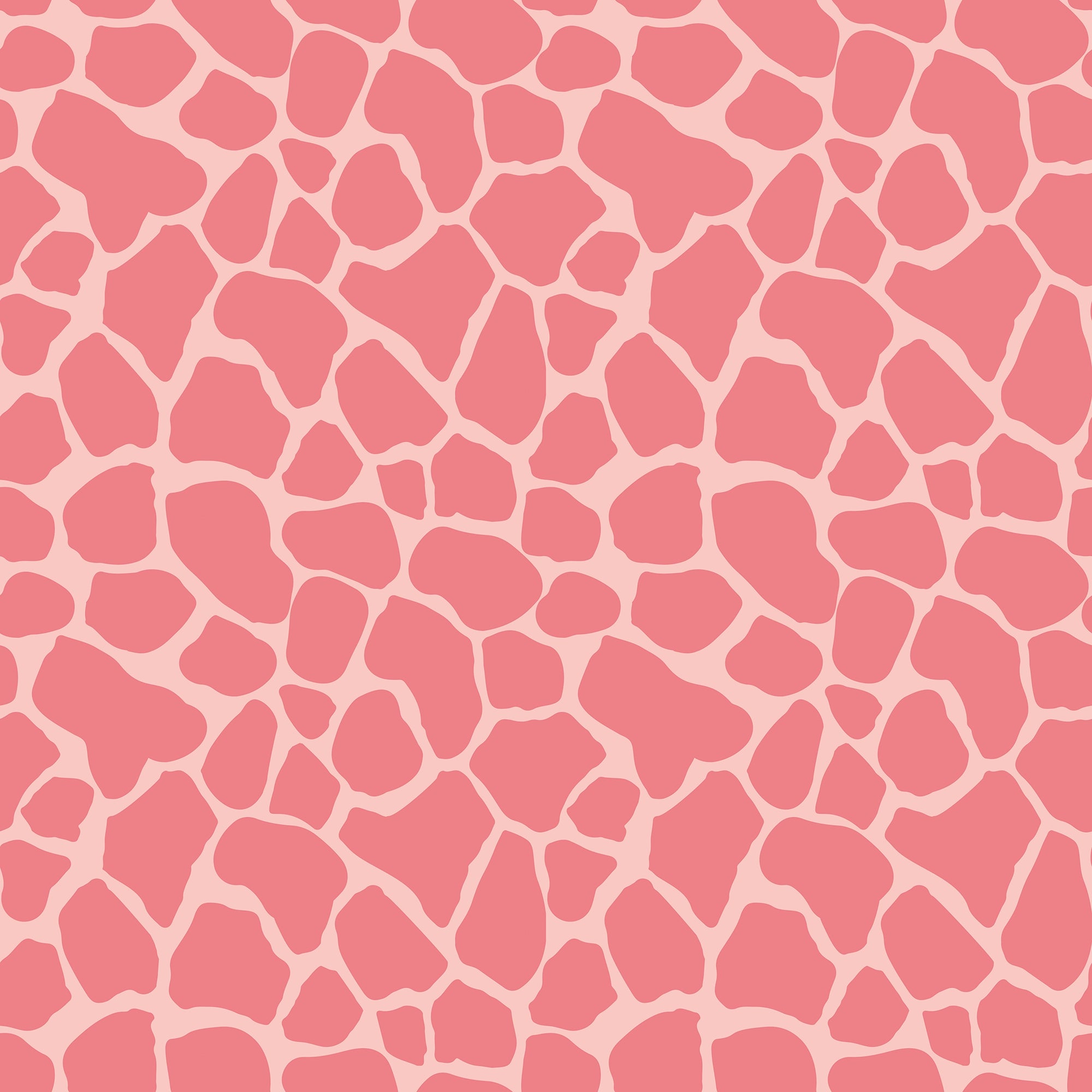 Giraffe Print Wallpaper in Pink