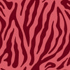 Good Vibrations Wallpaper in Cherry Red and Lychee