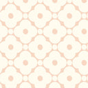 Thumbnail of vintage flower petal, geometric wallpaper in candy floss pink and cream 