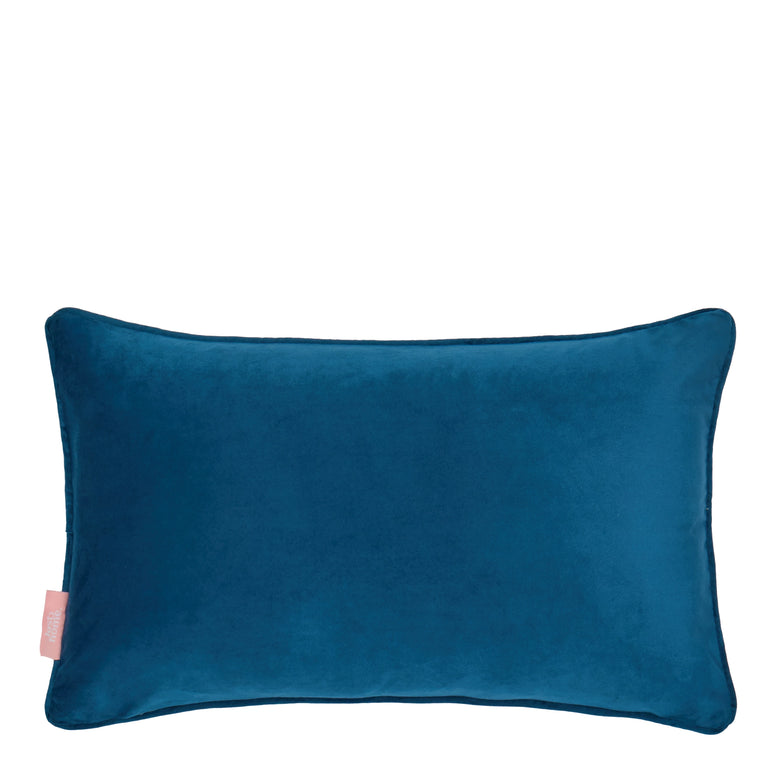 Honolulu Bolster Cushion in Ochre, Rose Pink and Teal