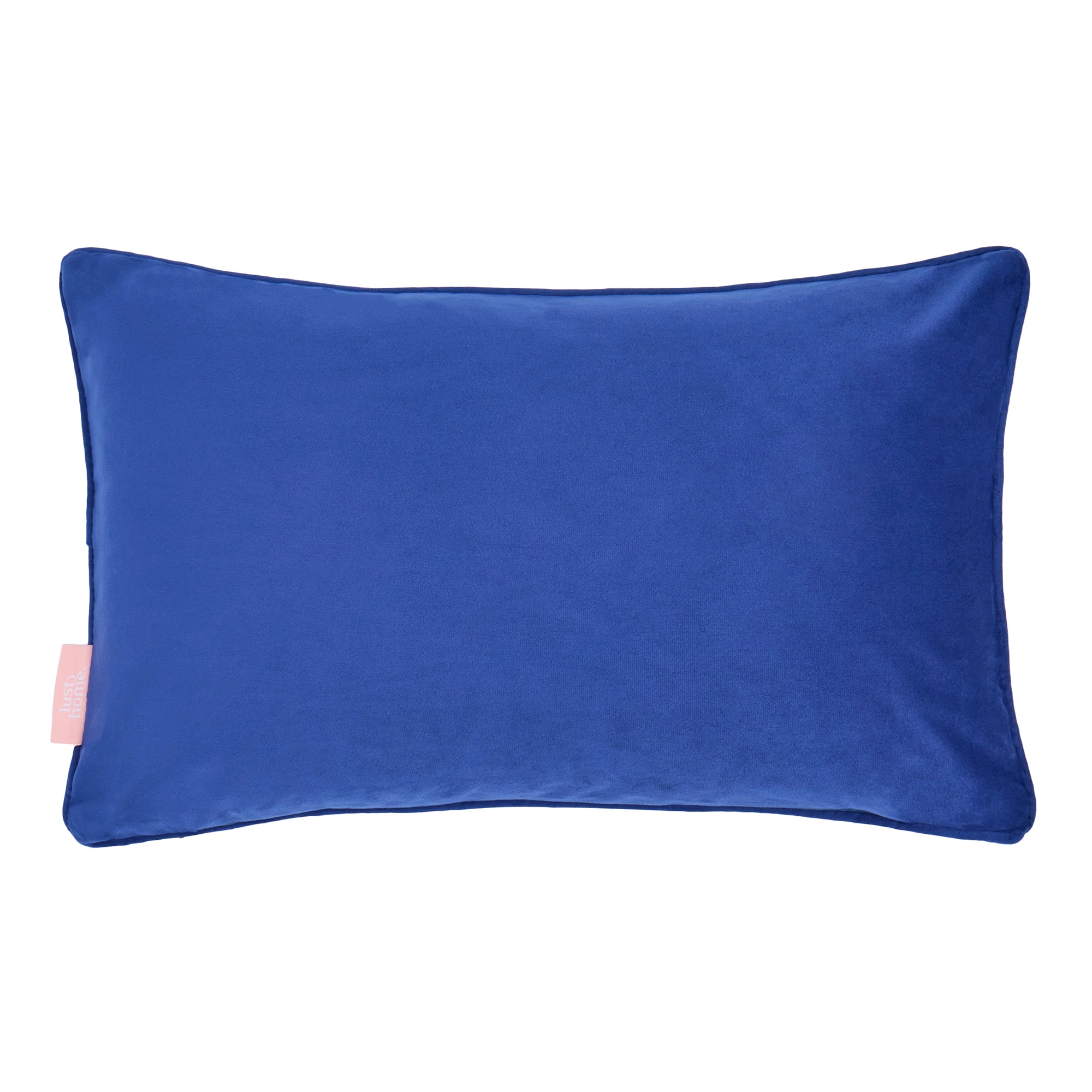 Ickle Squiggle Bolster Cushion in Turquoise & Blue