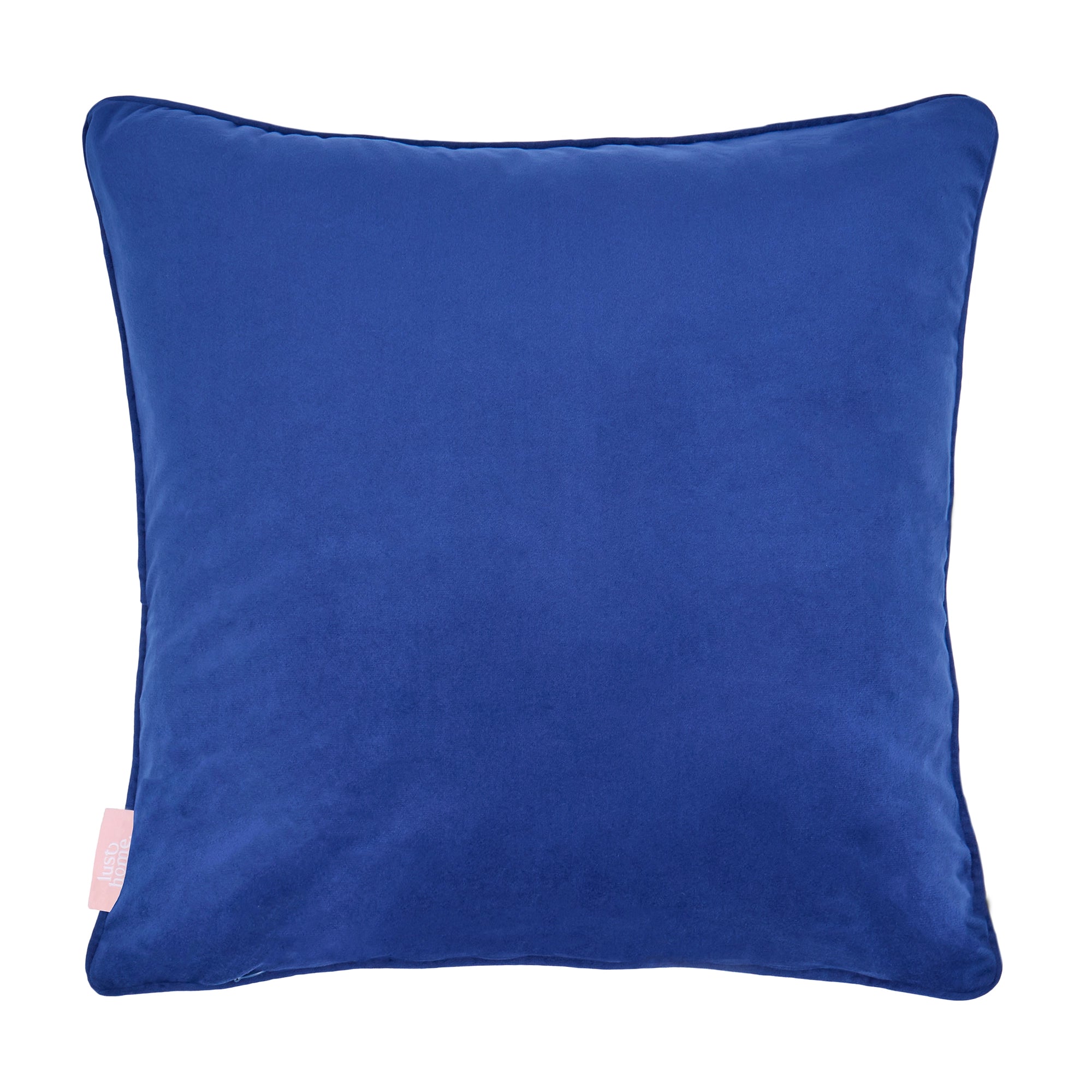 Ickle Squiggle Square Cushion in Turquoise & Blue