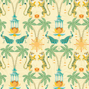 It's a Jungle out There Wallpaper in Golden Sunset