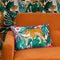 Jungle is Massive Bolster Cushion in Sweet Pink