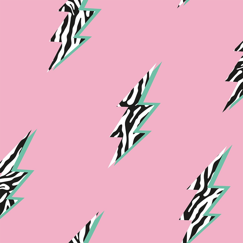 Sample of Flashback Wallpaper in Powder Puff