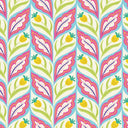 Not a Petal out of Place Wallpaper in Brights on Cream