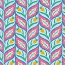 Not a Petal out of Place Wallpaper in Pinks on Blues