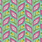 Sample of Not a Petal out of Place Wallpaper in Pinks on Greens