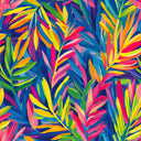 Let's get Tropical Wallpaper in Blues and Brights