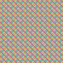 Criss Crossed Wallpaper in Red, Pink, Yellow and Teal