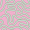 Sample of Dotty as a Squiggle Wallpaper in Pink and Greens