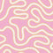 Sample of Dotty as a Squiggle Wallpaper in Pink and Yellow