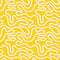 Sample of Ickle Squiggle Wallpaper in Yellow and Orange