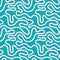 Sample of Ickle Squiggle Wallpaper in Turquoise and Blue