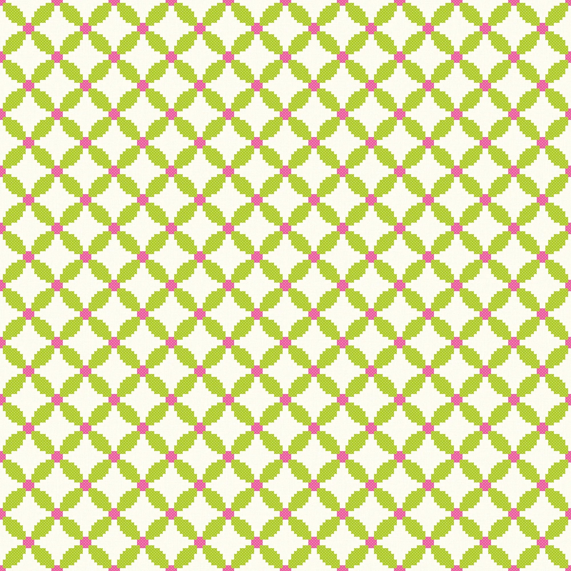 Holly Berry Wallpaper in Double Cream & Green