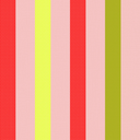 Candy Stripe Stitch Wallpaper in Candy Pink, Green Apple and Poison Apple