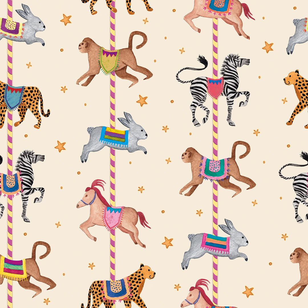 A Carousel of Characters Wallpaper in Ice Cream