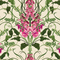 Forbidden Foxglove Wallpaper in Cream and Pink