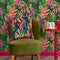 Let's get Tropical Square Cushion in Greens and Brights