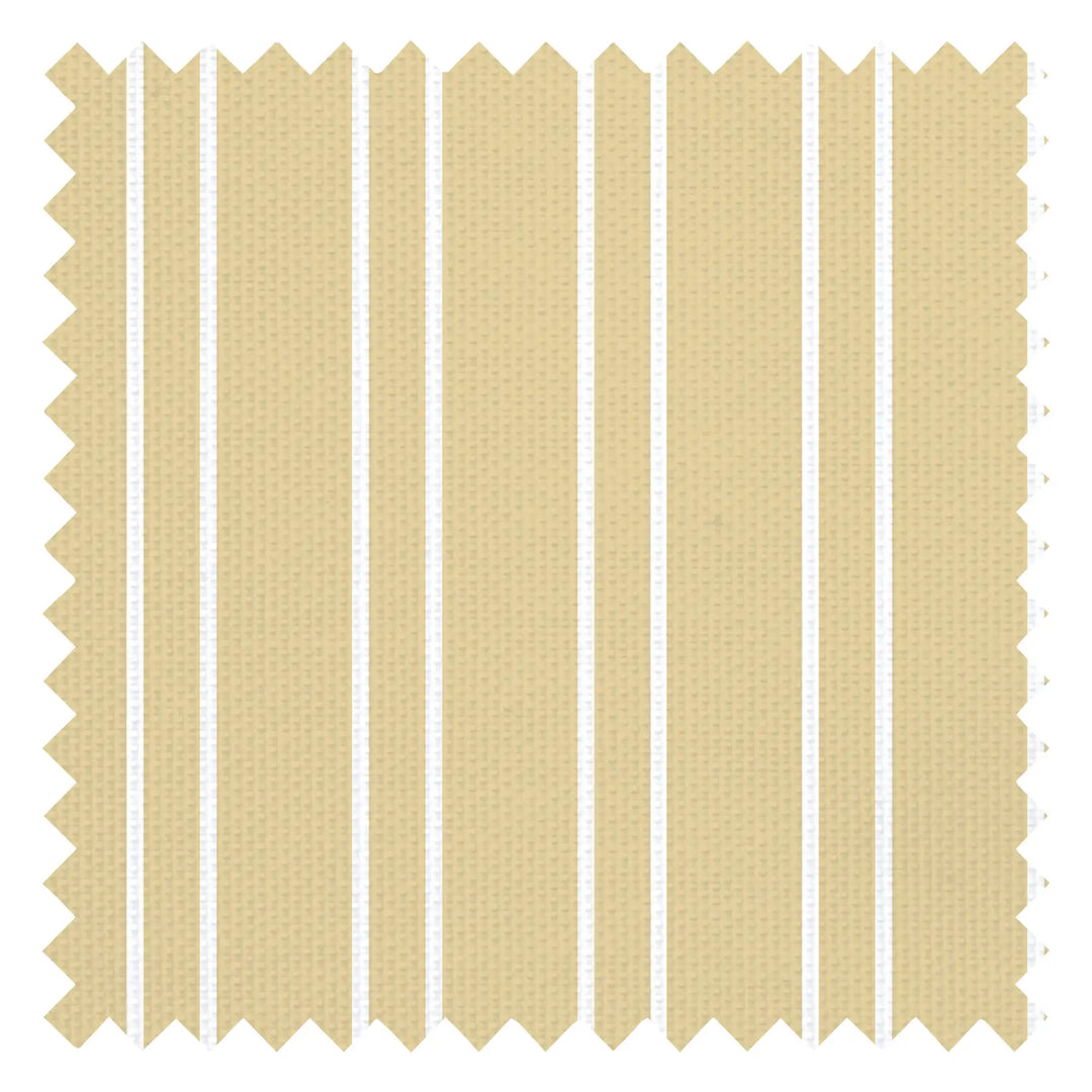 Line After Line Fabric in Custard