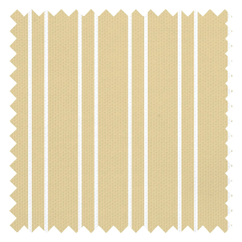 Line After Line Fabric in Custard