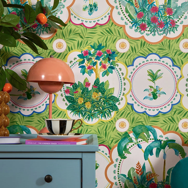 Serving up Tropical Delight in Jungle Green