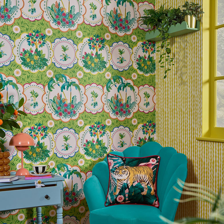 Serving up Tropical Delight in Jungle Green