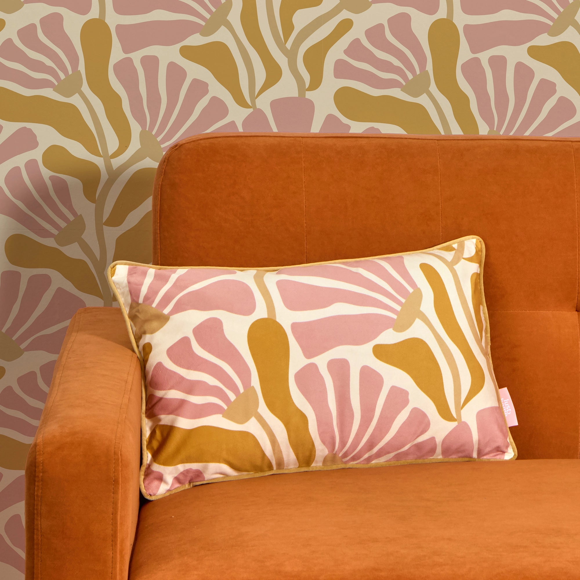 Mad for Matisse Bolster Cushion in Ballet pink and Barefoot in Bali