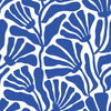 Sample of Mad for Matisse Wallpaper in Cobalt Blue and White