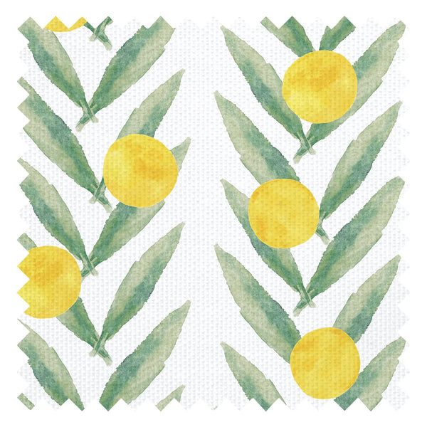Mexican Sunrise Fabric in Lemon Yellow