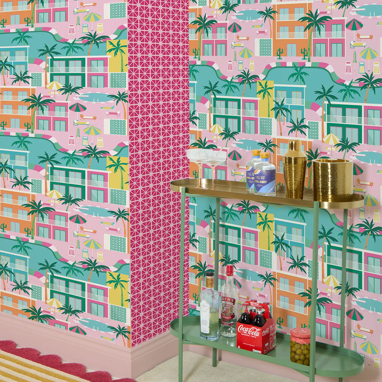 Miami Bliss Wallpaper in Brights