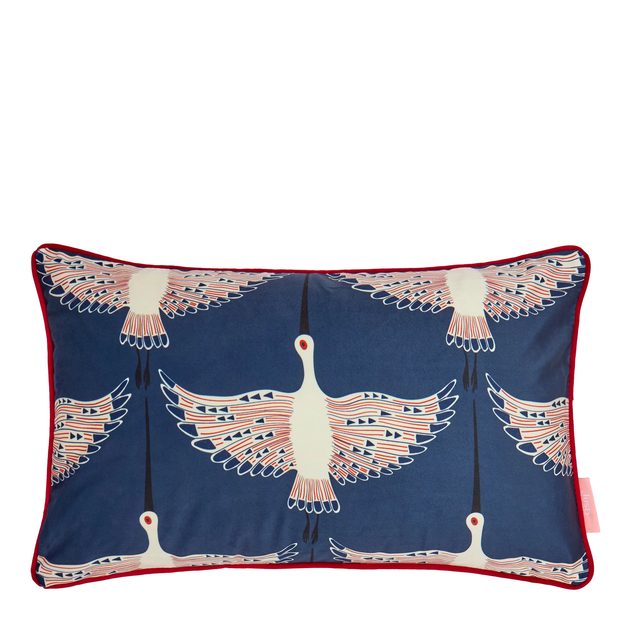 Ogata Kuren Bolster Cushion in Midnight Blue