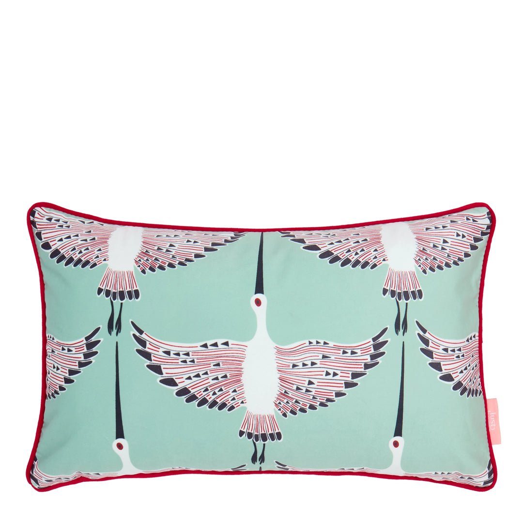 Ogata Kuren Bolster Cushion in Mint Green