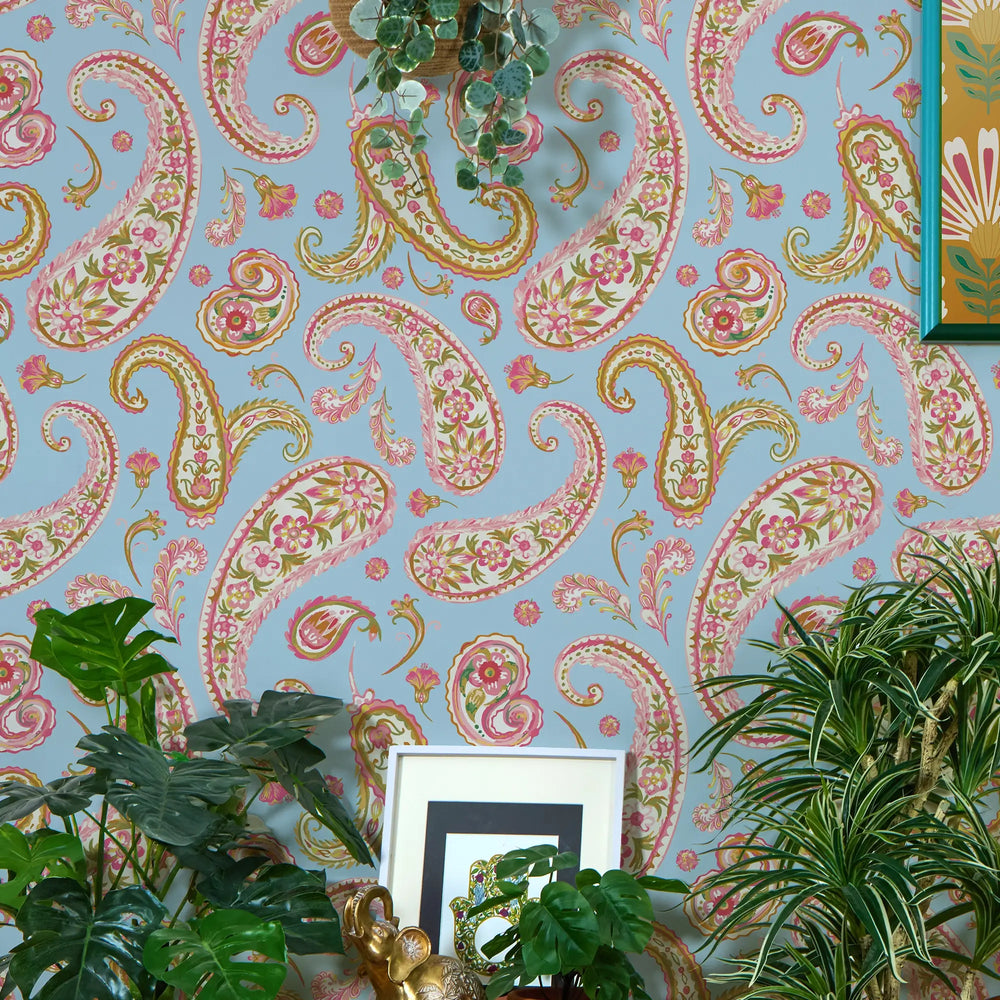 paisley print wallpaper